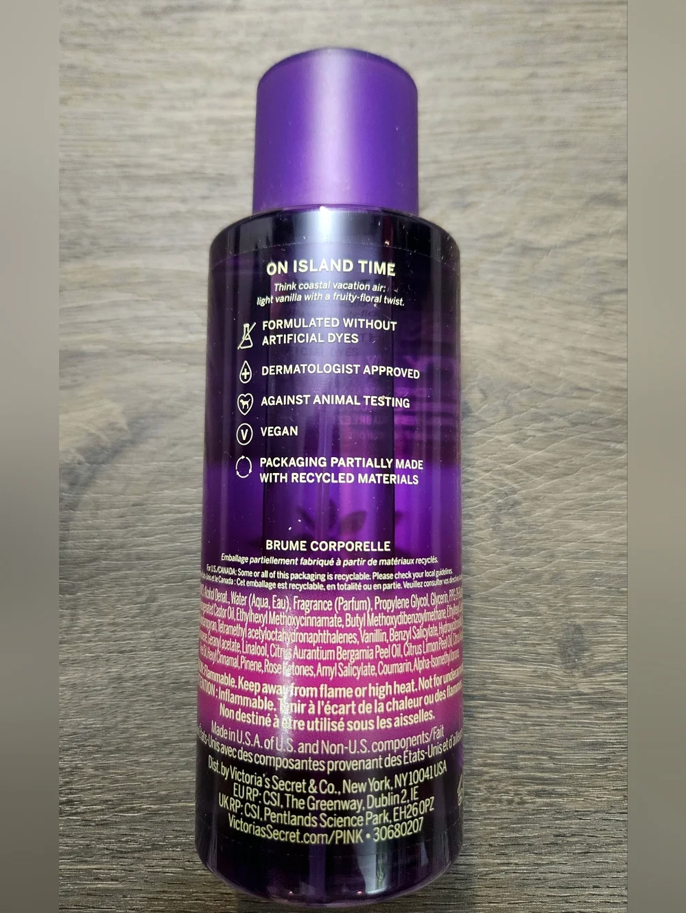 VICTORIA'S SECRET PINK ALOHA VANILLA BODY MIST 8.4oz NEW Womens Fragrance
